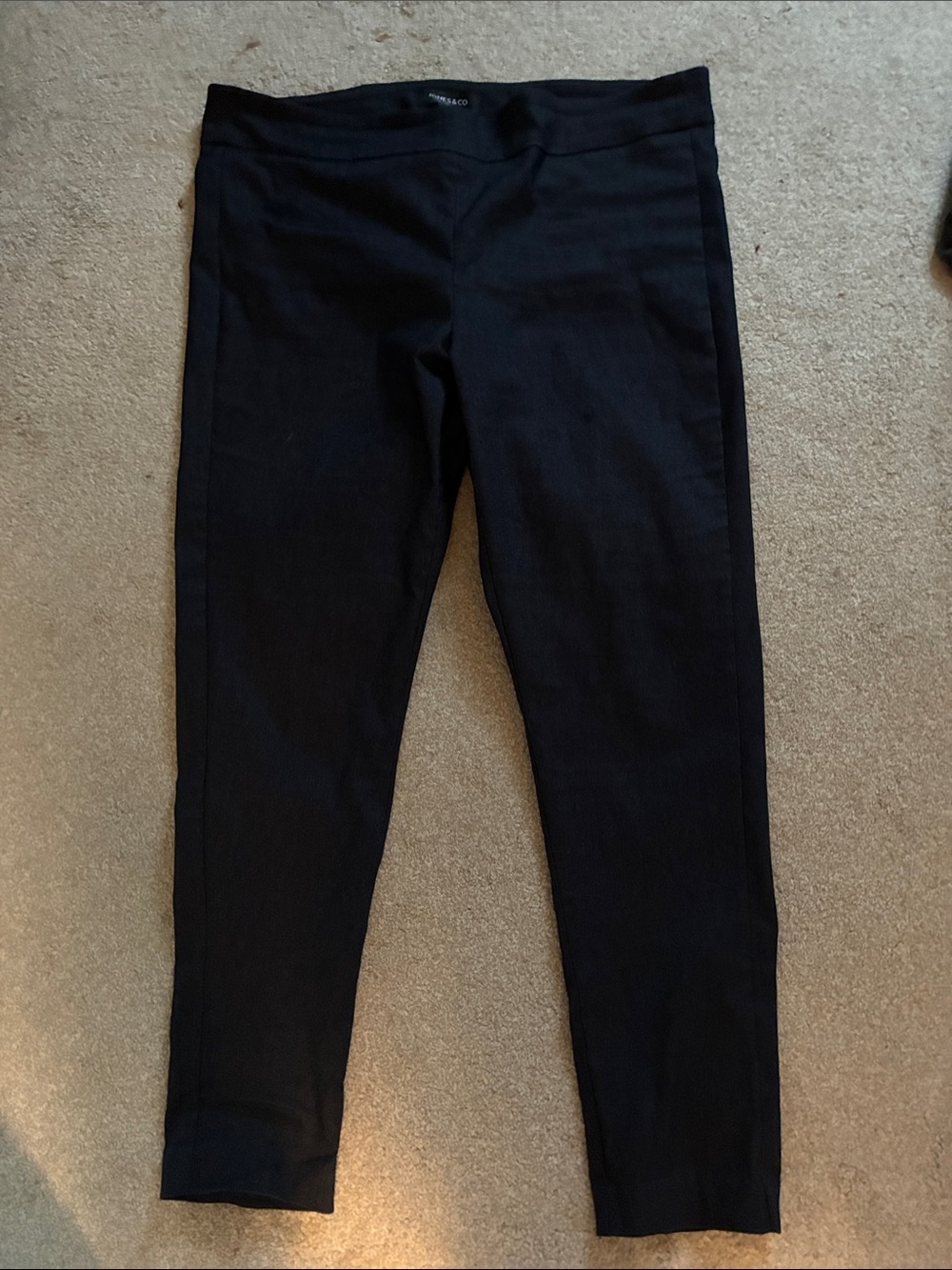 Jones & Co Navy Blue Stretch Dress Pants for Women